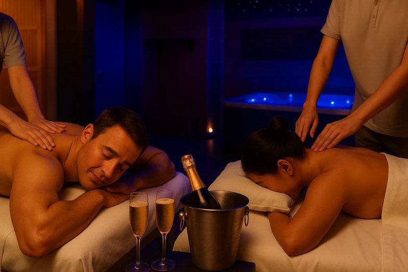 DUO Bonheur Gold & Champagne